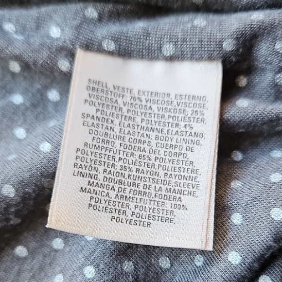 Anthropologie Dark Gray Pea Coat with Tan Accents 2 - Picture 11 of 15